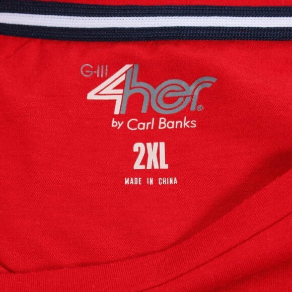 Boston Red Sox Cold Shoulder Top - High Low - Size 2XL - Picture 5 of 8